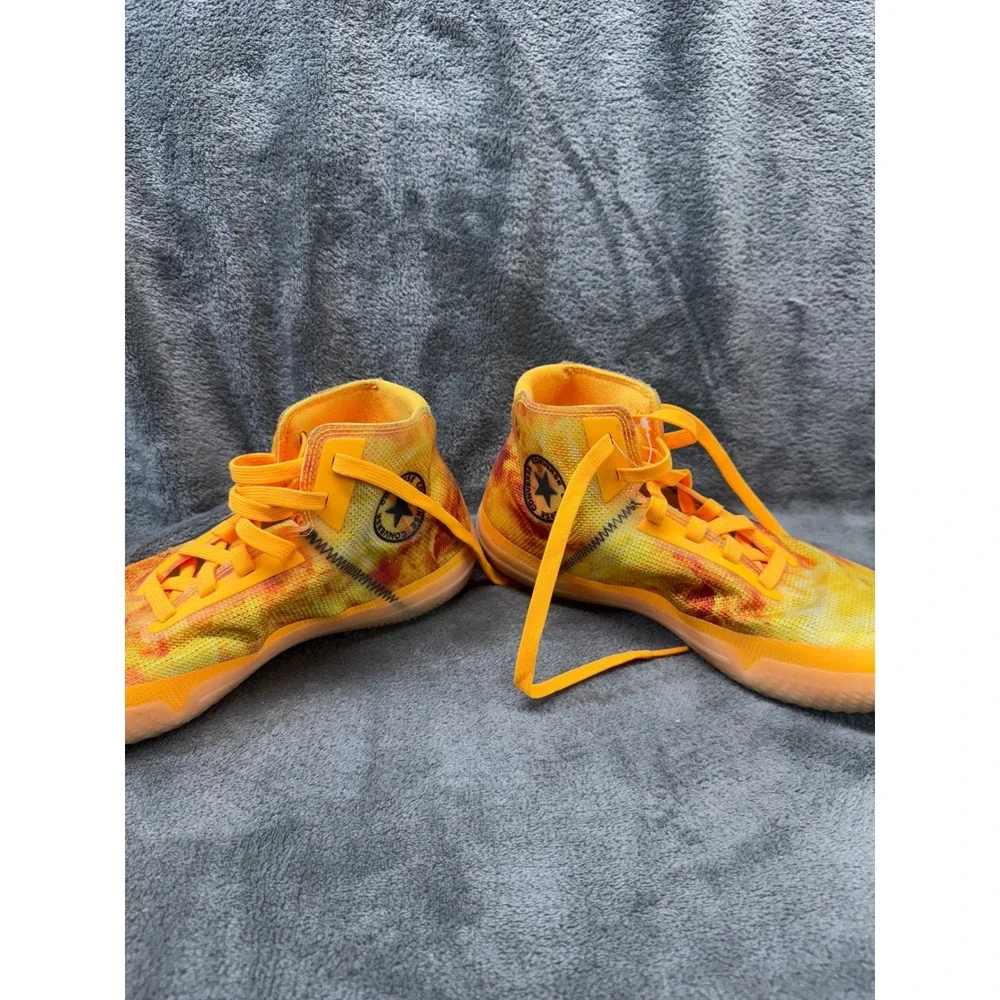 Converse Star Series BB‎ Jet Kids Basketball Shoes Yellow Orange Hi Top